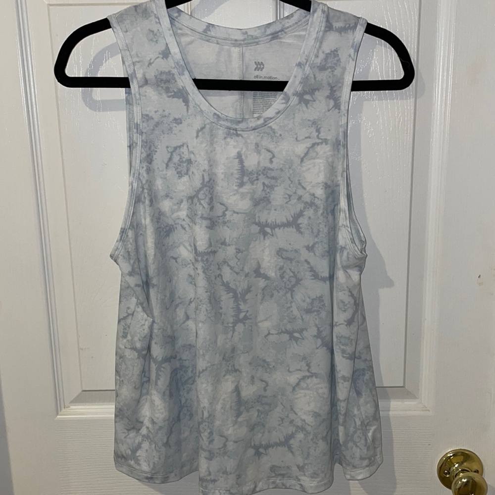 Tie dye athletic tank